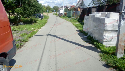 Место проведения работ - до установки ИДН и дорожных знаков в д. Киселево