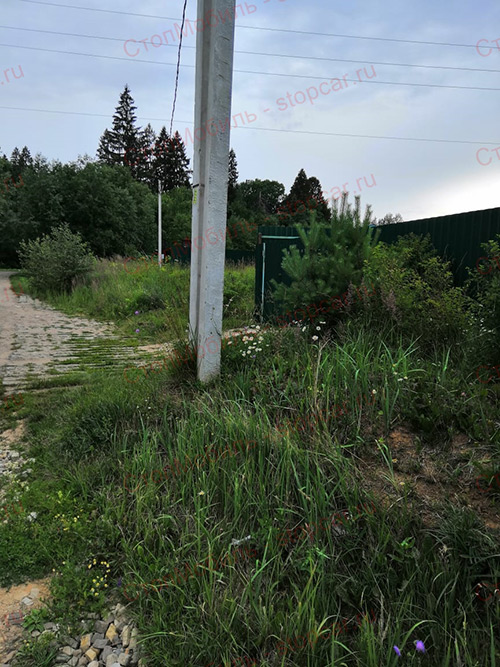 Установка дорожных знаков в Рузе, д. Артюхино - до установки